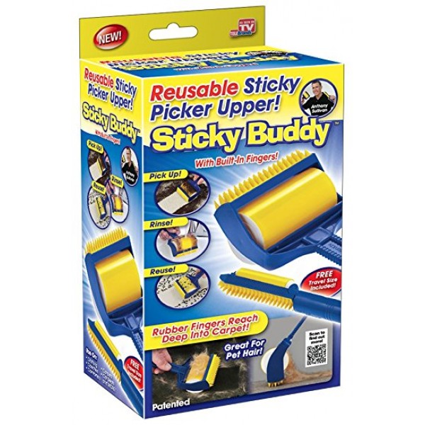 Sticky Buddy Kedi Köpek Tarağı Toz Tüy Kıl Toplama Temizleme Rulo